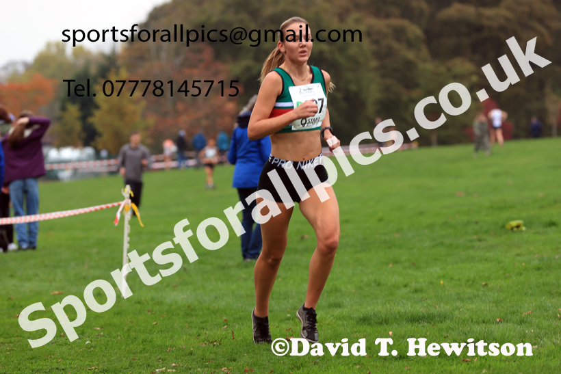 Senior Womens relay, 2025 Northern Cross Country Relays, Graves Park, Sheffield. Photo: David T. Hewitson/Sports for All Pics